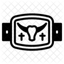 Cowboy Belt Buckle Belt Buckle Icon