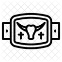 Cowboy belt buckle  Icon