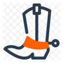 Cowboy Boots Leather Western Icon