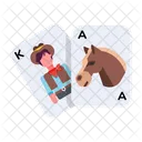 Cowboy Cards Western Cards Cards Game Icon