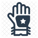 Cowboy Glove Leather Rodeo Icon
