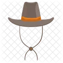 Cowboy Man Head Icon