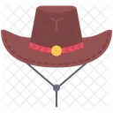 Hat Cowboy Wild Icon