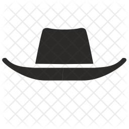 Cowboy Hat Icon Of Glyph Style Available In Svg Png Eps Ai Icon Fonts