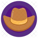 Cowboy Cap Cowboy Hat High Crowned Hat Icon