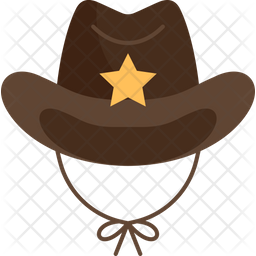 Cowboy Hat Icon - Download in Flat Style