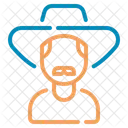 Icon Cowboy Character Icon