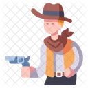 Western Cowboy Country Icon
