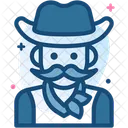 Cowboy Avatar Human Icon