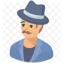 Cowboy Western Tourist Icon