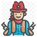 Cowboy  Icon