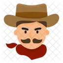 Wild West Western Cowboy Icon