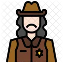 Cowboy Man Prefect Bandit Icon