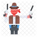 Cowboy Mask  Icon