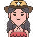 Cowgirl  Icon