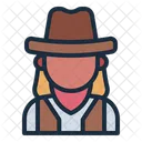Cowgirl  Icon