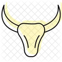 Cowhorn Silhouette Farm Icon