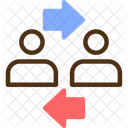 Coworker interaction  Icon