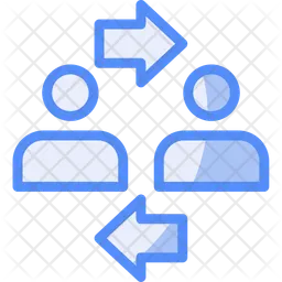 Coworker interaction  Icon