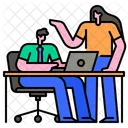 Coworking-Bereich  Symbol