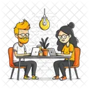 Coworking Office Workplace Icon