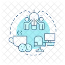 Coworking spaces  Icon
