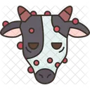 Cowpox Cattle Fever Icon