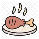 Coxa de frango  Ícone