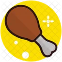 Coxinha Frita Perna Icon