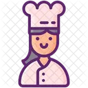 Cozinheira feminina  Ícone