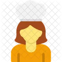 Cozinheira feminina  Ícone
