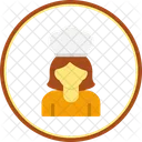 Cozinheira feminina  Icon