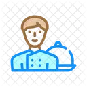Cozinheiro Trabalhador Cor Ícone
