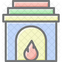 Cozy Christmas Fireplace  Icon