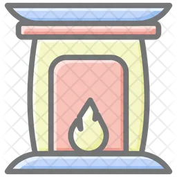 Cozy Christmas Fireplace Haven  Icon