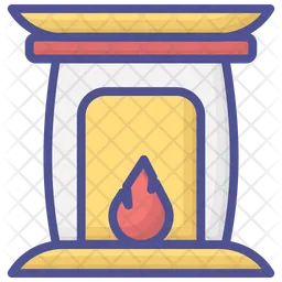 Cozy Christmas Fireplace Haven  Icon
