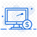 Cost Per Action Cost Per Acquisition Online Advertising Icon