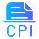 CPI 단위당 비용 비즈니스 아이콘