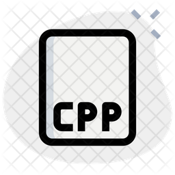 Cpp File Icon - Download in Colored Outline Style