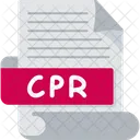 Cpr Cpr 파일 Cpr 형식 아이콘