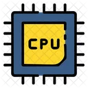 Processor Chip Computer Icon