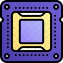 CPU Chip Microchip Icono