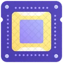 CPU Chip Microchip Icono
