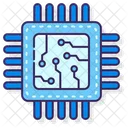 Cpu Binary Chip Processor Chip Icon