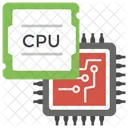 Chip De CPU Microprocessador Microchip Ícone