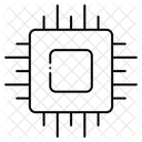 Cpu Chip Chip Monitor Flow Icon