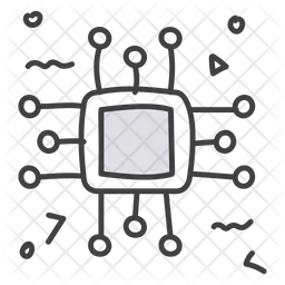 Cpu Chip  Icon