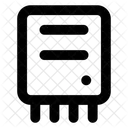 Processor Chip Integrated Circuit Cpu Chip Icon