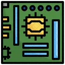 Cpu Chip Mainboard Cpu Tower Icon