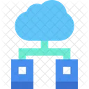 CPU de computación en la nube  Icon
